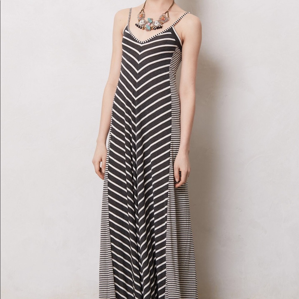 Anthro *Puella* Market Day Striped Maxi